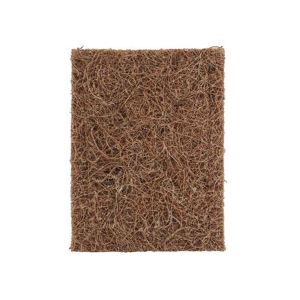Royalford 2 Pcs Sc Natural Fiber - Coconut Fiber - Brown, Yellow - 0025 KG