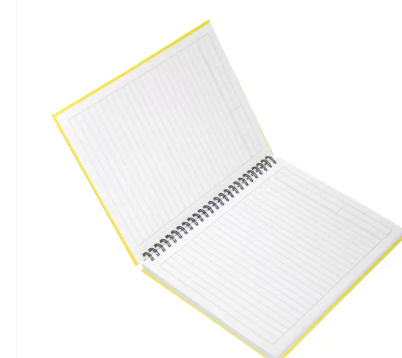 FIS Pack of 5 Spiral Hard Cover Notebook 9X7 Inches (22.86 X 20.32 CM) Single Line,With Border,100 Sheets-Assorted Color -FSNBS97NASST