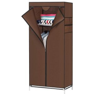 Royalford Wardrobe - Polyester - Brown