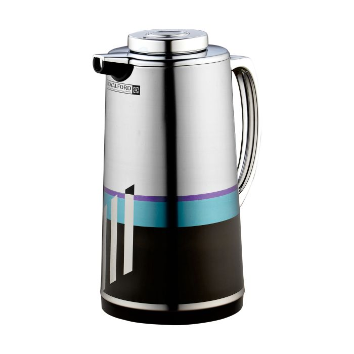Royalford RF7947 1.3L Silver Vacuum Flask - Stainless Steel Keeping Hot/Cold Long Hour Heat/Cold Retention, Multi-Walled, Hot Water, Tea, Beverage | Ideal For Social Occasion & Outings | 1 Year Warran