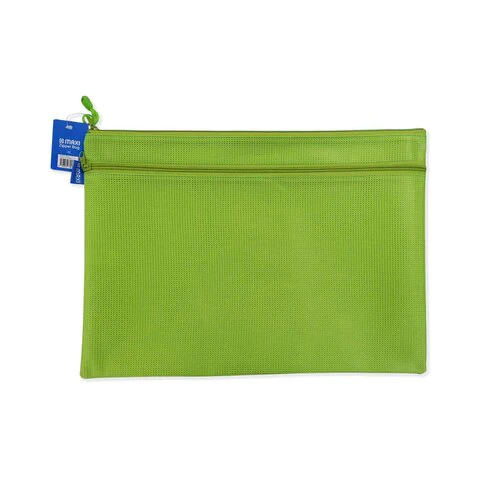 Maxi Double Zipper A3 Film Cover Bag Green