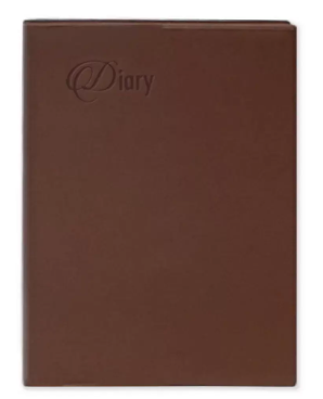 Fis 2024 Pocket Diary English With Pvc Soft Cover Brown -FSDI09E24BR