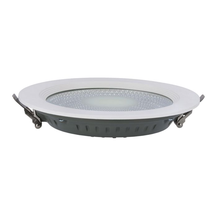 Geepas GESL55076 Round Slim Downlight Led 25W - Downlight Ceiling Light | Natural Cool White 6500K | Long Life Burning Hours | Energy Saving| Ideal For Home Hotel Restaurants & More 1 Year Warranty