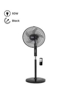 Pedestal Fan with Remote 60.0 W FS1620R-B5 Black