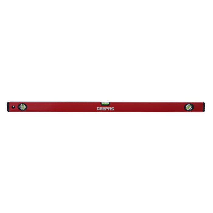 Geepas 36’’ Spirit Level - Small, Unbreakable Heavy-Duty Magnetic Torpedo Level With 3 Level Bubbles - Shock Resistant - Pocket Size, Hanging Hole - Scaffold Level For Builders & Construction Site