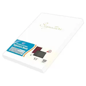 FIS Signature Book 10-Divisions Bonded Leather, Maroon - FSCL1-10BNMR
