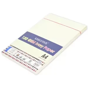 FIS "Executive" Ivory Paper, Size A4 (210x297mm), 120 GSM, 100 Sheets, Ivory Color, Suitable for Inkjet, Laser, Copier - FSPAA4FP120IV