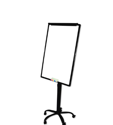 FIS Flip Chart Stand with Wheel 70X100cm - FSFCWH70100
