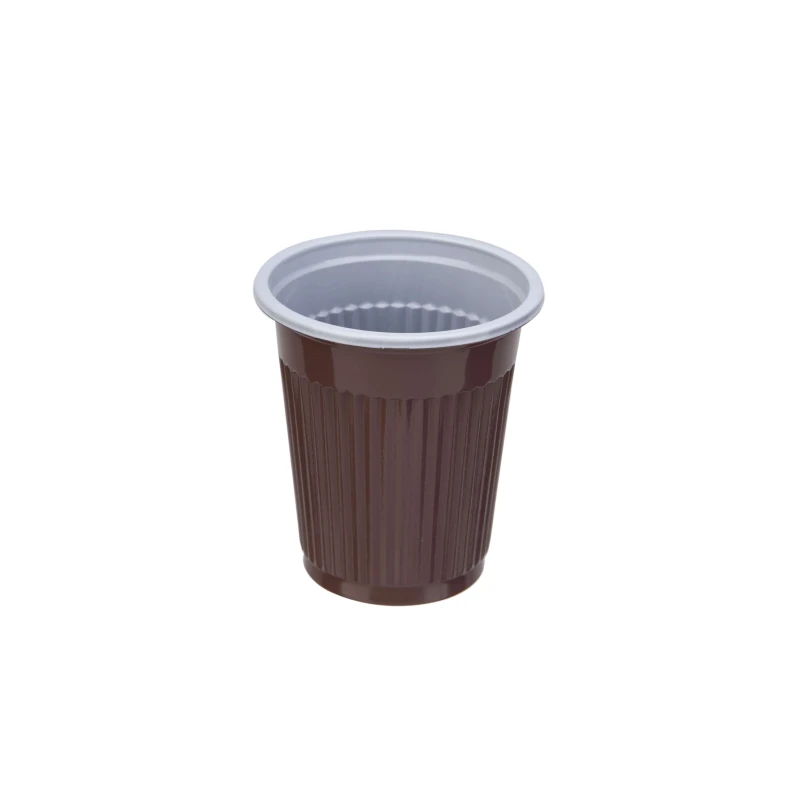 Brown Plastic Dispenser Cup 2.5 Oz