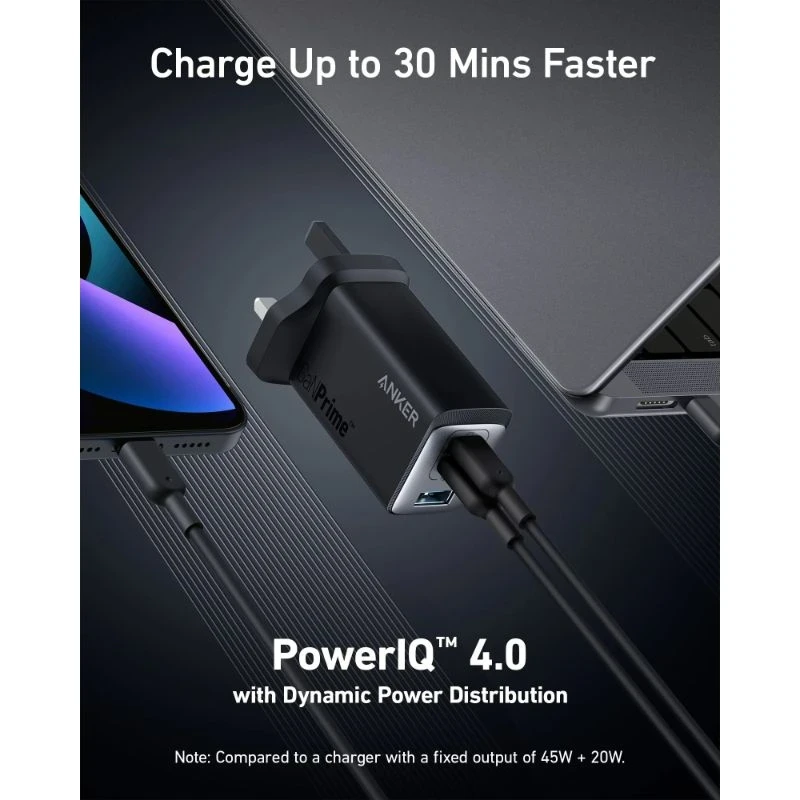 Anker 735 Charger GaNPrime 65W Black