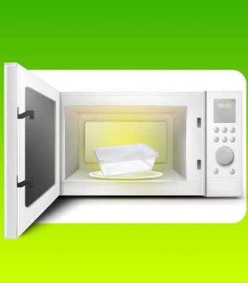 Clear Microwavable Rectangular Container with Lid 1000ML (500Pcs of Box)