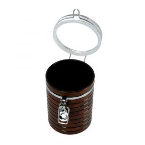 Royalford 790 Ml Cherrywood Canister - Acrylic - Wooden