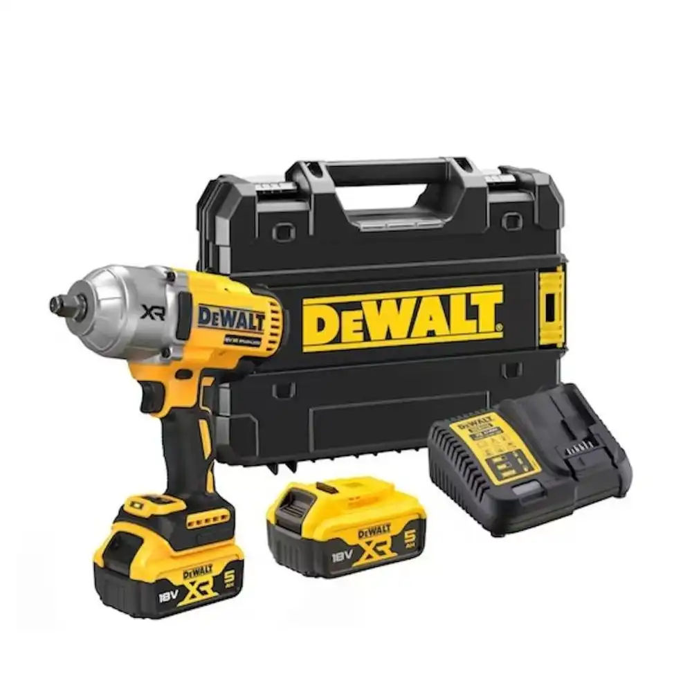 18V 1/2 In. Cordless Impact Wrench, 1355Nm, Brushless Motor, With 2x 4.0 Ah Li-Ion Batteries