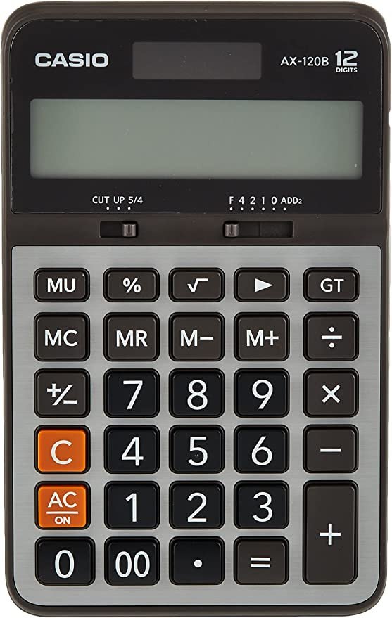 Buy Casio AX 120B Lcd Desktop Calculator InZoneuae
