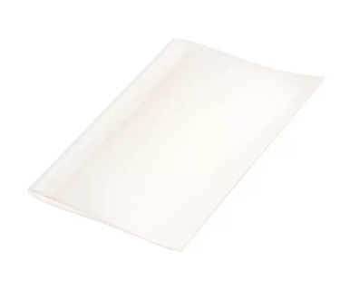 80-Piece FIS Thermal Binding Cover 10mm(0.125mm+230G) White - FSBD02WH