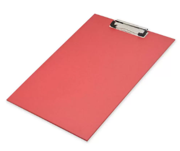 FIS Clip Boards PP Foolscap Size, Color: Red -FSCBPPFSRE