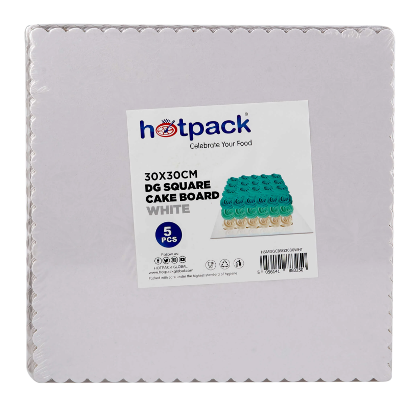 Square Cake Board 5 Pieces