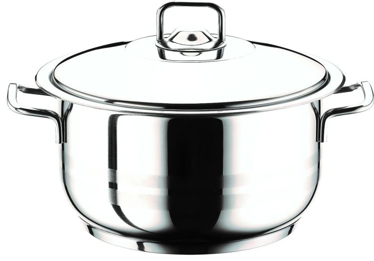 Prestige Infinity Cove Stock Pot 26 cm - Stainless Steel - Silver