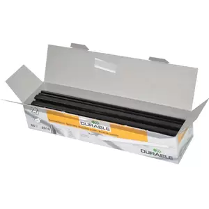 25-Piece Durable Fixing Bar, 12 mm Size, Black Colour - DUPG2912-01