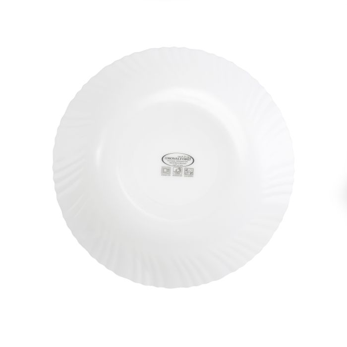 Royalford RF7374 82 Pcs Dinner Set Floral Design, Contemporary Square Plates, Temperature Resistant, Durable And Elegant Dining Set