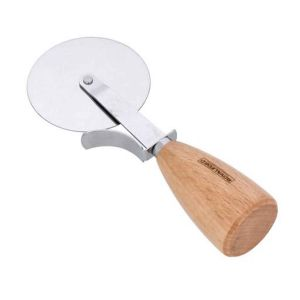 Royalford Pizza Cutter - Stainless Steel, Melamine - Silver - 35 CM