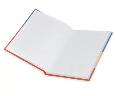 5-Piece FIS Hard Cover Notebook Single Line A5, 100-Sheets - FSNBA51906