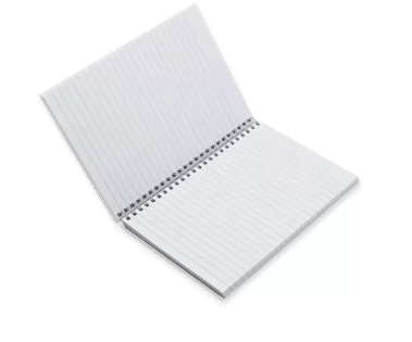 FIS Pack Of 5 Spiral Hard Cover Notebook, 96 Sheets A5 Dolphin Design 1 -FSNBSHCA596-DOL1