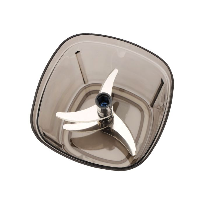 Royalford 1000 ML Push Chopper- RF11158| Compact Chopper With 6 Blades| Suitable For Chopping Vegetables And Fruits| Quick Manual Chopper