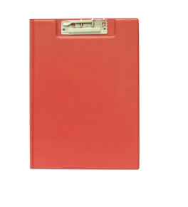 Fis Pvc Clip Boards - Double With Pressure Clip (red Color), A4 Size