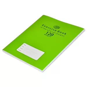 FIS Exercise Book, Pack of 12, Size:16.5 X 21 cm, 120 Pages, 4 Line with Margin - FSEB4LM120N