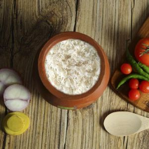 Royalford Rice Kalam Handmade Cookware - Clay - Brown