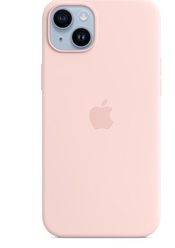 Apple Silicone Case with MagSafe -Chalk pink