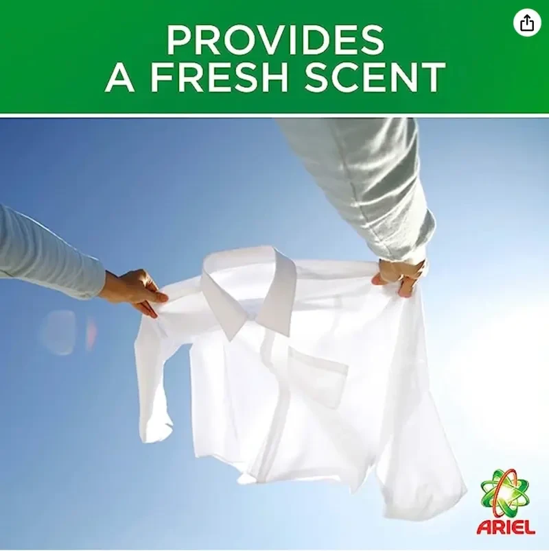 Ariel Automatic Power Gel Laundry Detergent Fragrant Rose 1.8L