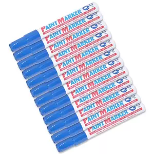 Artline Paint Marker 400FX Pack of 12, Medium 2.3mm, Blue