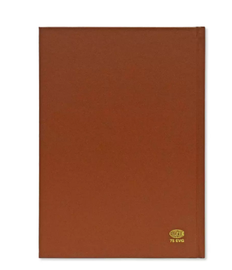 FIS Agenda Diary 2024 (English) 1-Side Padded, Gold Corners, Brown - FSDI75EVG24BR