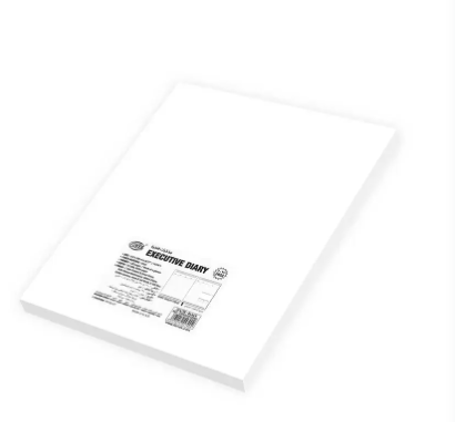FIS 2023 Golden Executive Diary (Arabic/English/French) Bonded Leather 1-Side Padded Black - FSDI35AEGB23BK