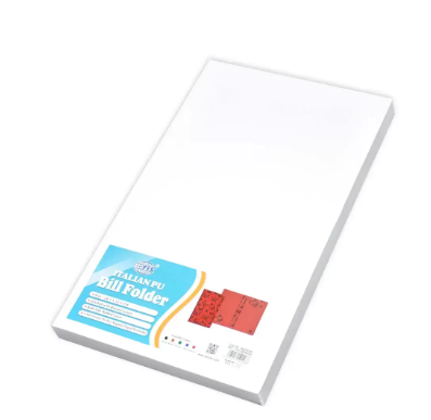 FIS FSCLBFMRD6 Executive Bill Folder Maroon Color, Italian PU with Magnet Flap, 150X245mm