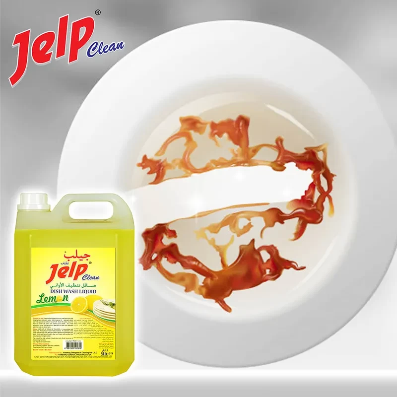 Jelp Clean Dishwashing Liquid Lemon 5 Lt