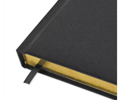 FIS Golden Executive Daily Diary 2024 (English) Black - FSDI88EG24BK