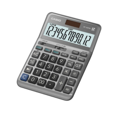 Casio Desktop Electronic Calculator, 12 Digits, Ms-120Fm