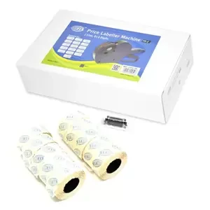 FIS Italian Label Machine 8-1BL FSPX22X12MM+Ink Roller Priksm (Set) - FSSQPX8-1BL