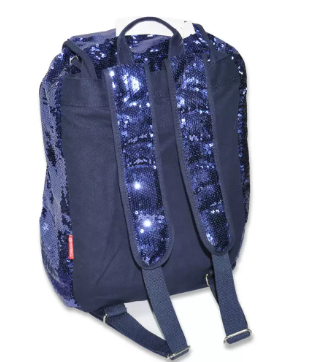 Penball Paillette Back Pack, Blue Color - PBSBVS256-B