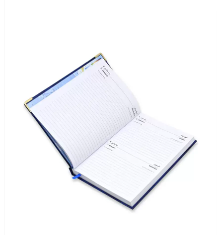 FIS A5 Diary 2023 (Arabic/English) Friday & Saturday Combined, Blue - FSDI93AE23BL