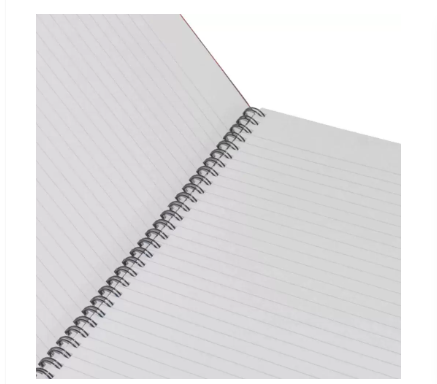 LIGHT Pack of 5 Design Spiral Hard Cover Note Book Single Line ,10X8 Inches (25.4 X 20.32 cm),100 Sheets - LINBS1081001402