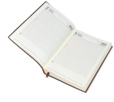 FIS Flexible Diary 2023 (English) A5, Green - FSDI131E23GR