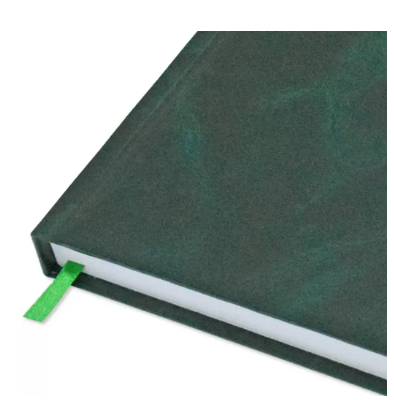 FIS A4 Diary 2024 English (Golden Corners) Green - FSDI42E24GR