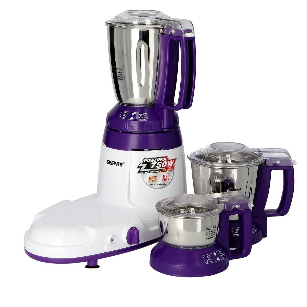 3 In 1 Mixer Grinder | Made In India | 750W Motor