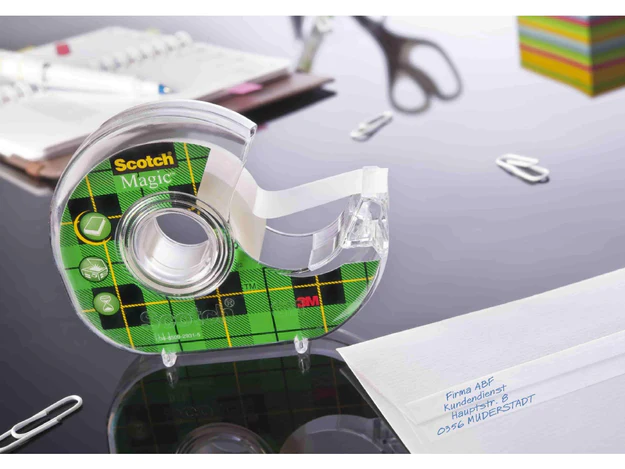 3M Scotch Magic Tape With Refillable Dispenser 1/2" X 450"