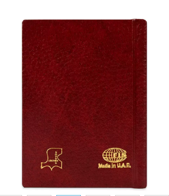 FIS Bonded Leather Pocket Diary 2024 (English) Hard Cover Maroon - FSDI10EB24MR