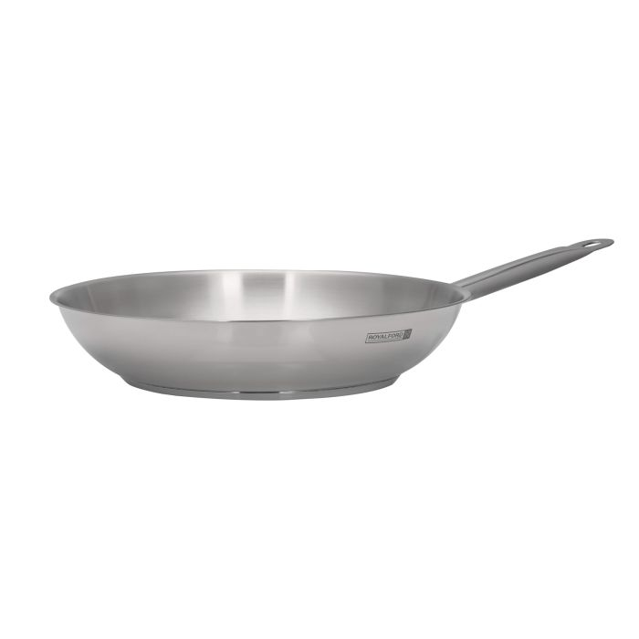 Stainless Steel Fry Pan, 3-Layer Extra-Thick Base, RF10131 | 28cm | Encapsulated Aluminium Middle Layer | Compatible With Induction, Hot Plate, Halogen, Gas | Strong & Sturdy Handle
